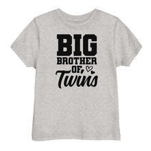 Load image into Gallery viewer, Big Brother of Twins Toddler jersey t-shirt
