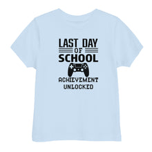 Load image into Gallery viewer, Last Day of School Toddler jersey t-shirt
