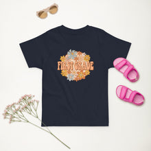 Load image into Gallery viewer, First Grade Flowers Toddler Tee
