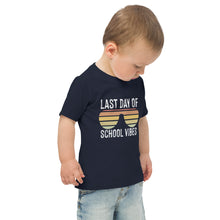 Load image into Gallery viewer, Last Day of School Vibes Toddler jersey t-shirt
