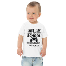 Load image into Gallery viewer, Last Day of School Toddler jersey t-shirt
