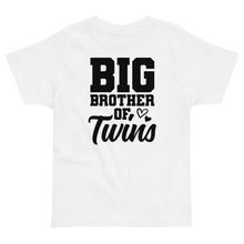 Load image into Gallery viewer, Big Brother of Twins Toddler jersey t-shirt
