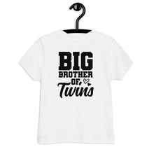 Load image into Gallery viewer, Big Brother of Twins Toddler jersey t-shirt
