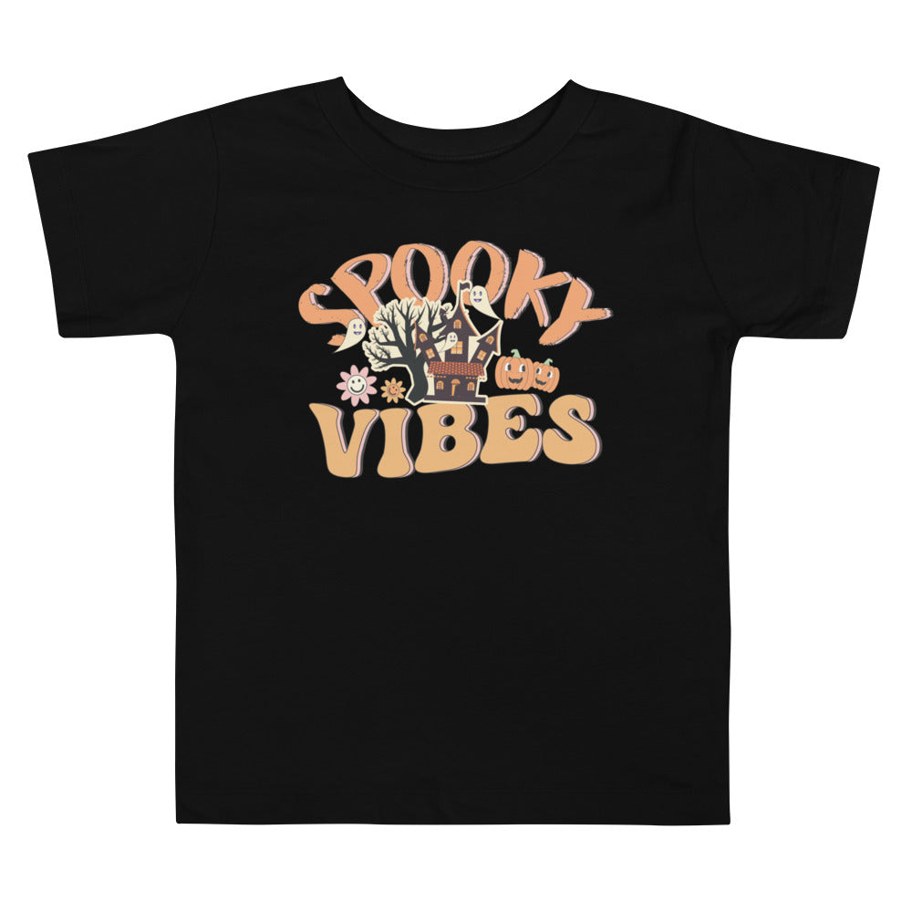 Spooky Vibes Toddler Short Sleeve Tee