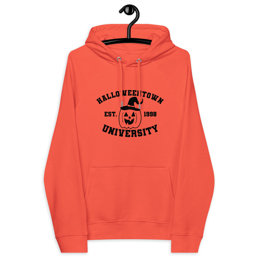 Halloween University eco raglan hoodie