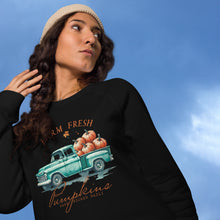 Load image into Gallery viewer, Classic Truck Holiday Organic raglan sweatshirt
