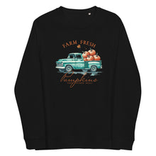 Load image into Gallery viewer, Classic Truck Holiday Organic raglan sweatshirt
