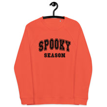 Load image into Gallery viewer, Spooky Season organic raglan sweatshirt
