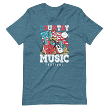 Load image into Gallery viewer, Country Music Festival  t-shirt
