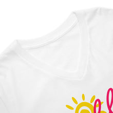 Load image into Gallery viewer, Hello Summer Short Sleeve V-Neck T-Shirt
