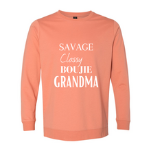 Load image into Gallery viewer, Savage Grandma French Terry Crewneck Pullover
