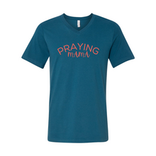 Load image into Gallery viewer, Praying MaMa Short Sleeve V-Neck Jersey Tee
