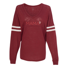 Load image into Gallery viewer, MaMa Slub VarsiTee V-Neck Jersey
