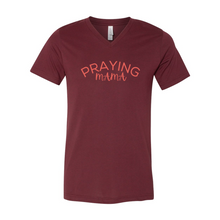 Load image into Gallery viewer, Praying MaMa Short Sleeve V-Neck Jersey Tee
