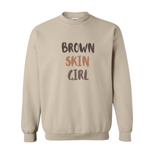 Load image into Gallery viewer, Brown Skin Girl Crewneck Sweatshirt
