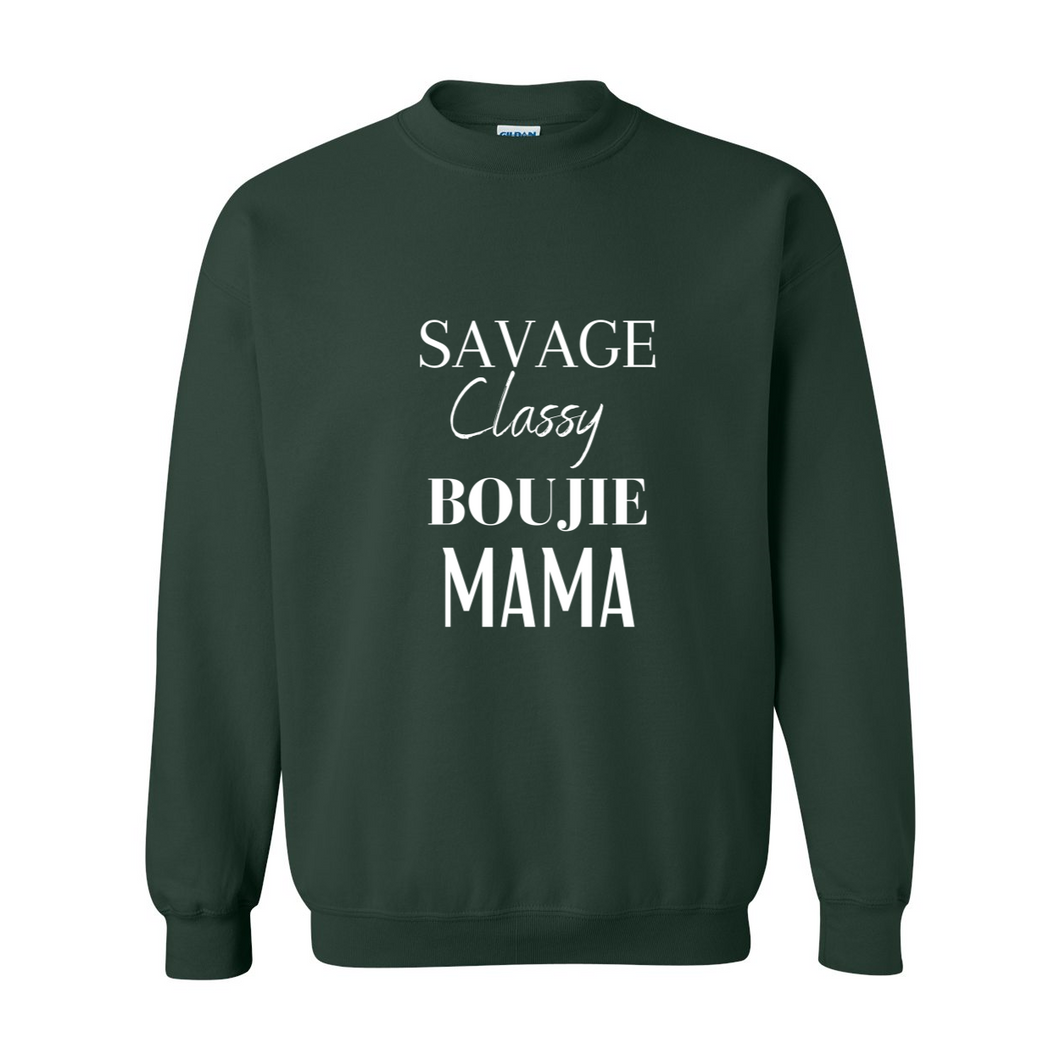 Savage MaMa Heavy Blend Crewneck Sweatshirt