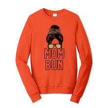 Load image into Gallery viewer, Mom Bun Fleece Crewneck Sweatshirt
