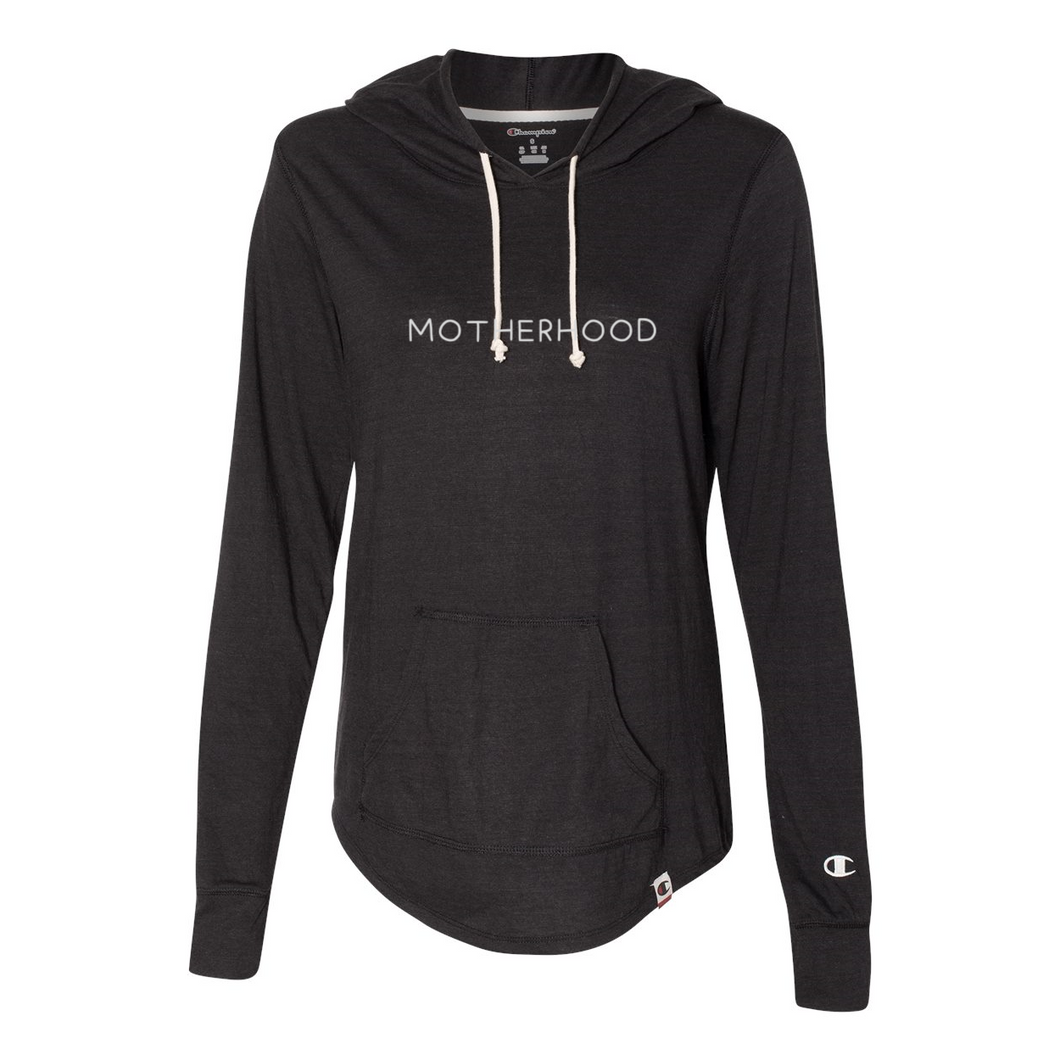 Motherhood Triblend Hooded Pullover