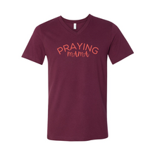 Load image into Gallery viewer, Praying MaMa Short Sleeve V-Neck Jersey Tee
