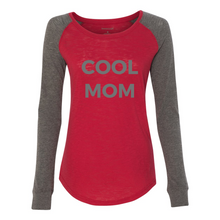 Load image into Gallery viewer, Cool Mom Preppy Patch Slub T-Shirt
