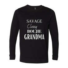 Load image into Gallery viewer, Savage Grandma French Terry Crewneck Pullover
