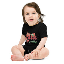 Load image into Gallery viewer, Candy Cane Cutie Baby short sleeve one piece
