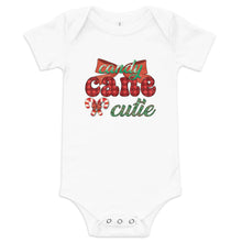 Load image into Gallery viewer, Candy Cane Cutie Baby short sleeve one piece
