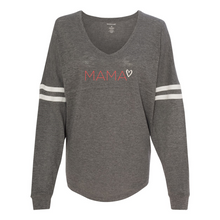 Load image into Gallery viewer, MaMa Slub VarsiTee V-Neck Jersey
