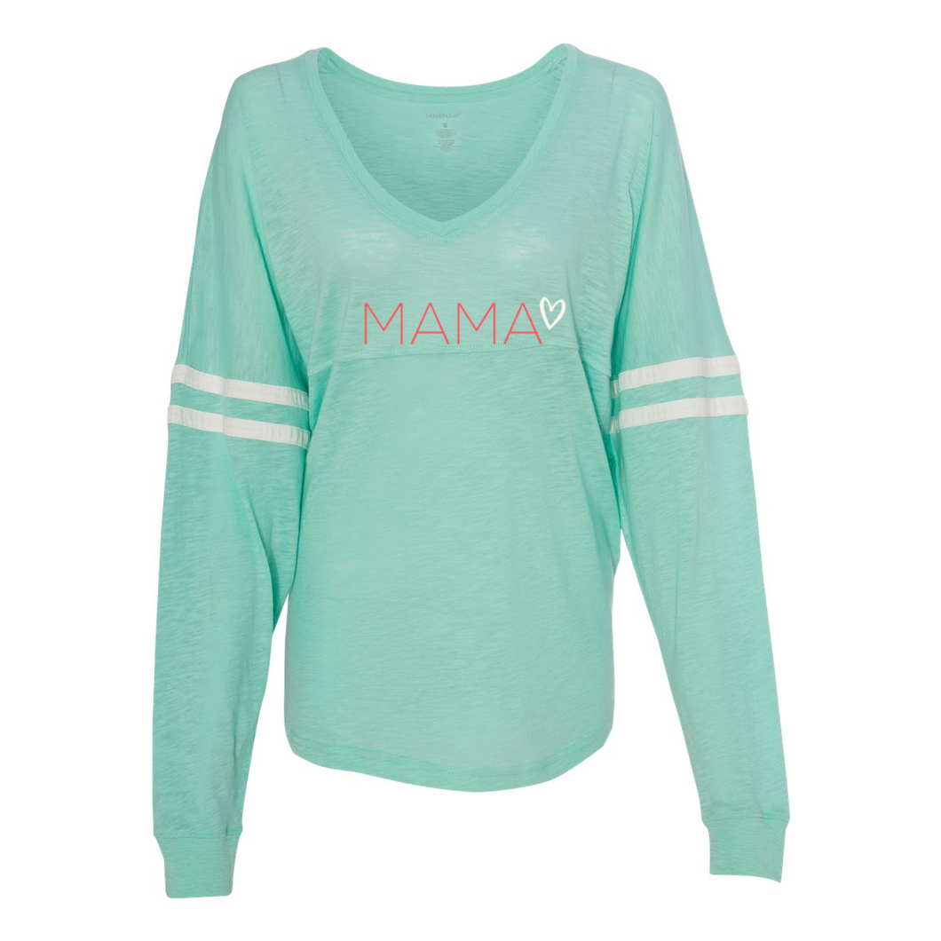 MaMa Slub VarsiTee V-Neck Jersey