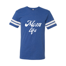 Load image into Gallery viewer, Mom Life Football Fine Jersey Tee
