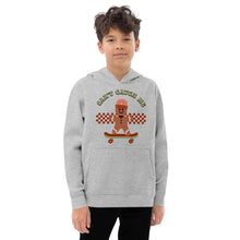 Load image into Gallery viewer, Gingerbread Man Kids fleece hoodie
