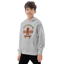 Load image into Gallery viewer, Gingerbread Man Kids fleece hoodie
