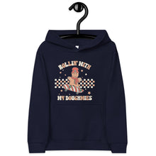 Load image into Gallery viewer, Rollin with my Doughmies fleece Holiday hoodie
