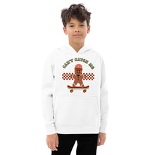 Load image into Gallery viewer, Gingerbread Man Kids fleece hoodie
