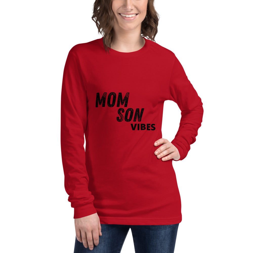 Mom Son Vibes Long Sleeve Tee