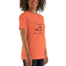 Load image into Gallery viewer, Virginia Mom Life Short-Sleeve Unisex T-Shirt
