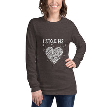 Load image into Gallery viewer, I Stole HIS heart Long Sleeve Tee
