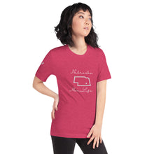 Load image into Gallery viewer, Nebraska Mom Life Short-Sleeve Unisex T-Shirt
