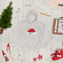 Load image into Gallery viewer, Believe Holiday Kids Hoodie
