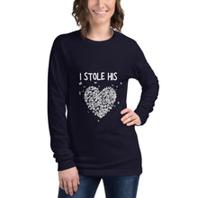 Load image into Gallery viewer, I Stole HIS heart Long Sleeve Tee
