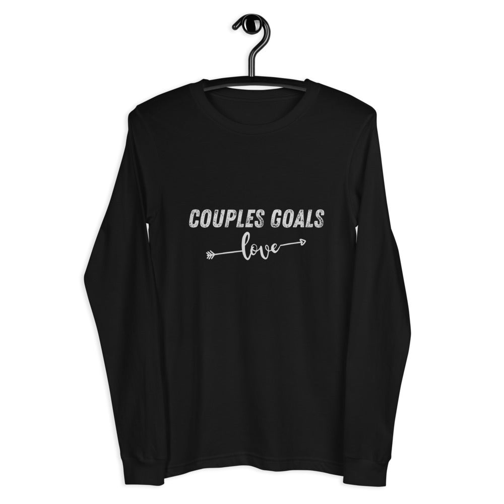 Matching Couples Goals Unisex Long Sleeve Tee