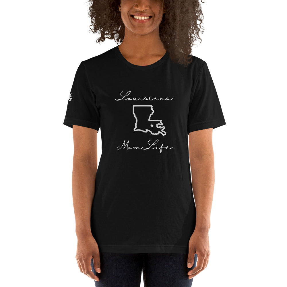 Louisiana Mom Life Short-Sleeve Unisex T-Shirt