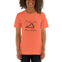 Load image into Gallery viewer, Virginia Mom Life Short-Sleeve Unisex T-Shirt
