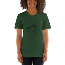 Load image into Gallery viewer, Virginia Mom Life Short-Sleeve Unisex T-Shirt
