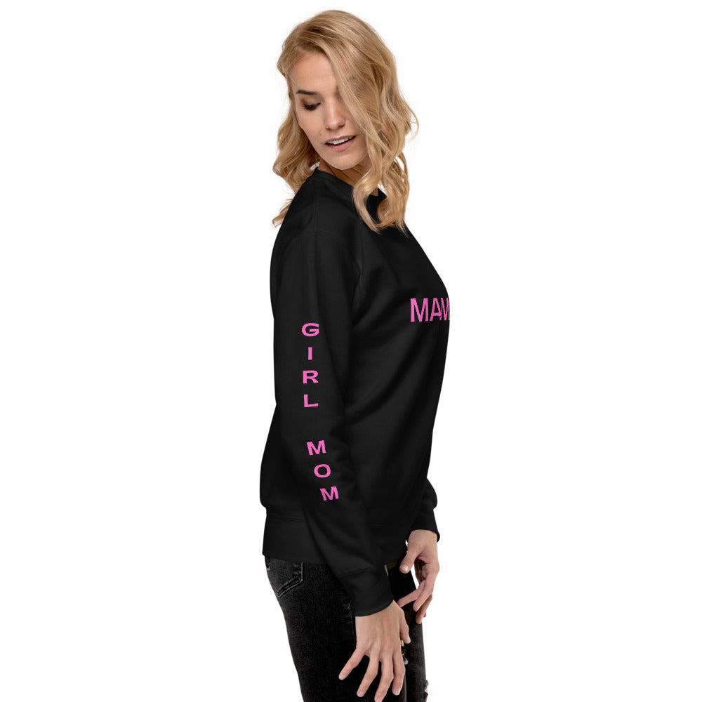 Girl Mom Fleece Pullover