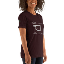 Load image into Gallery viewer, Oklahoma Mom Life Short-Sleeve Unisex T-Shirt
