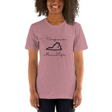 Load image into Gallery viewer, Virginia Mom Life Short-Sleeve Unisex T-Shirt
