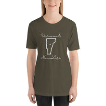 Load image into Gallery viewer, Vermont Mom Life Short-Sleeve Unisex T-Shirt
