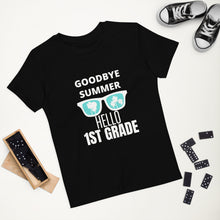 Load image into Gallery viewer, HELLO 1ST GRADE Organic cotton kids t-shirt
