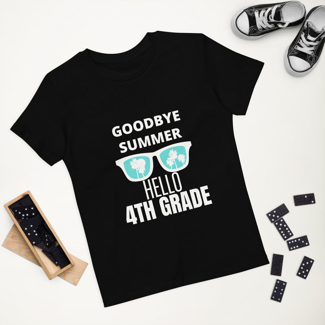 HELLO 4TH GRADE Organic cotton kids t-shirt